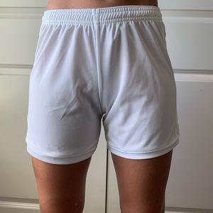Adidas White Sports Shorts